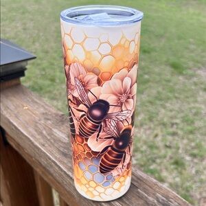 Bee and Flower Tumbler